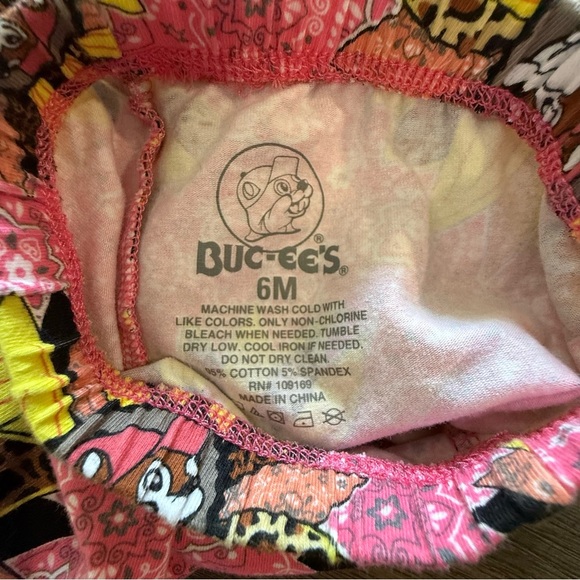 Buc-ee's Onesie & Bell Bottom Pants 6 Mths The Best Things are Wild and Free - Picture 5 of 5